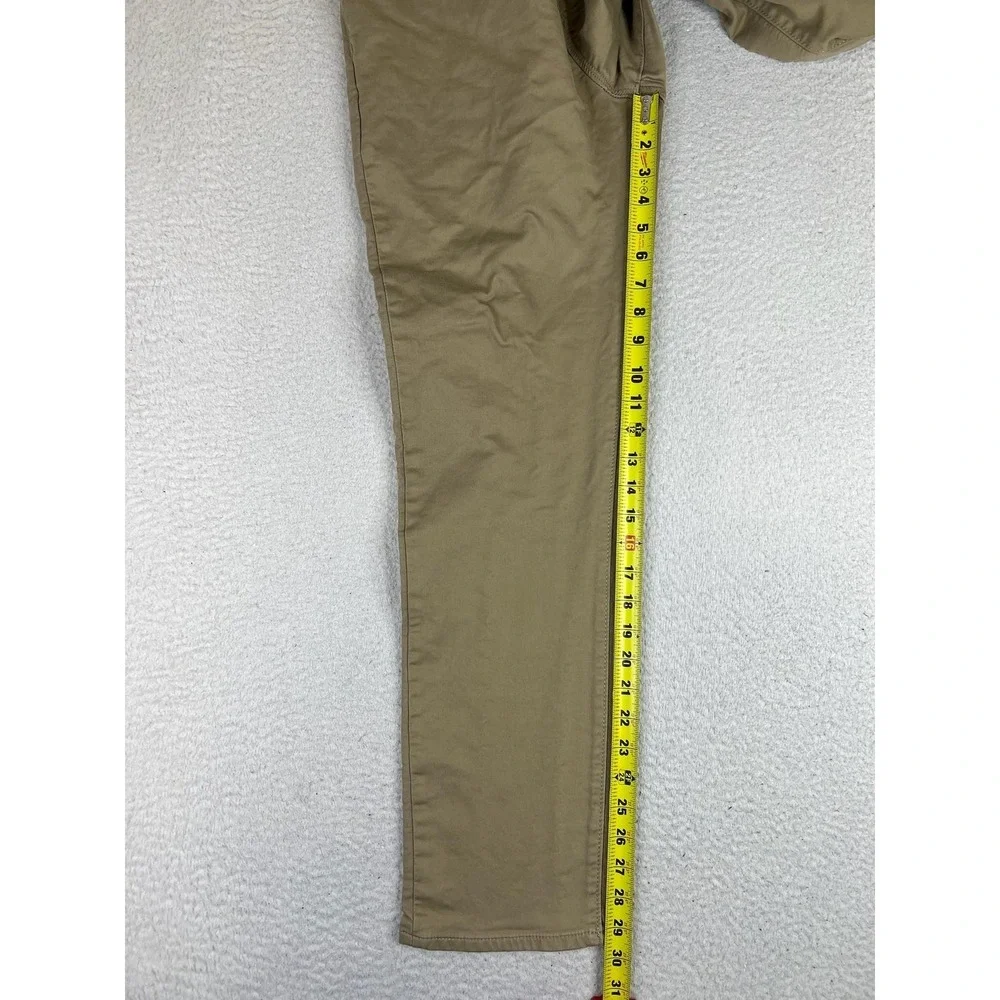 Banana Republic Travel‎ Jeans Mens 34x32 Khaki Athletic Tapered Stretch 599223